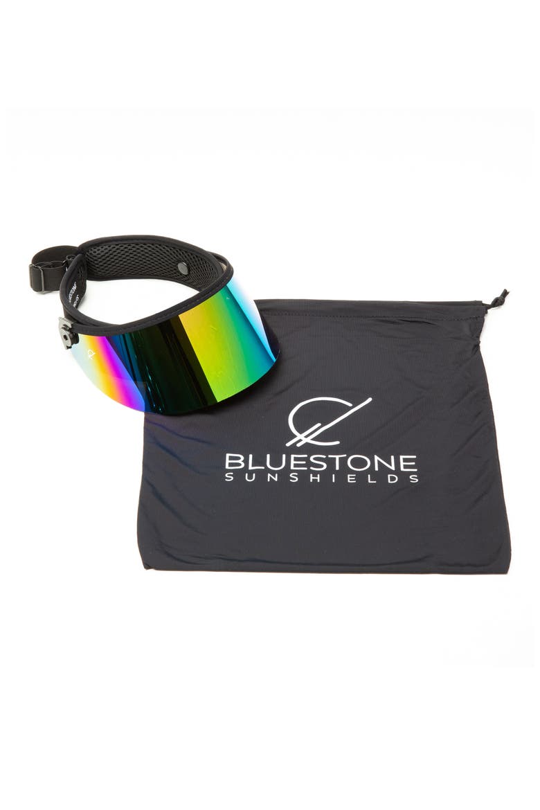 Shorty Lux Visor, Alternate, color, BLACK/ RAINBOW