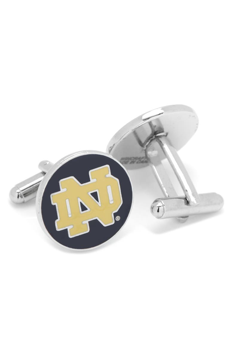 Cufflinks, Inc. Notre Dame Cuff Links, Alternate, color, Navy
