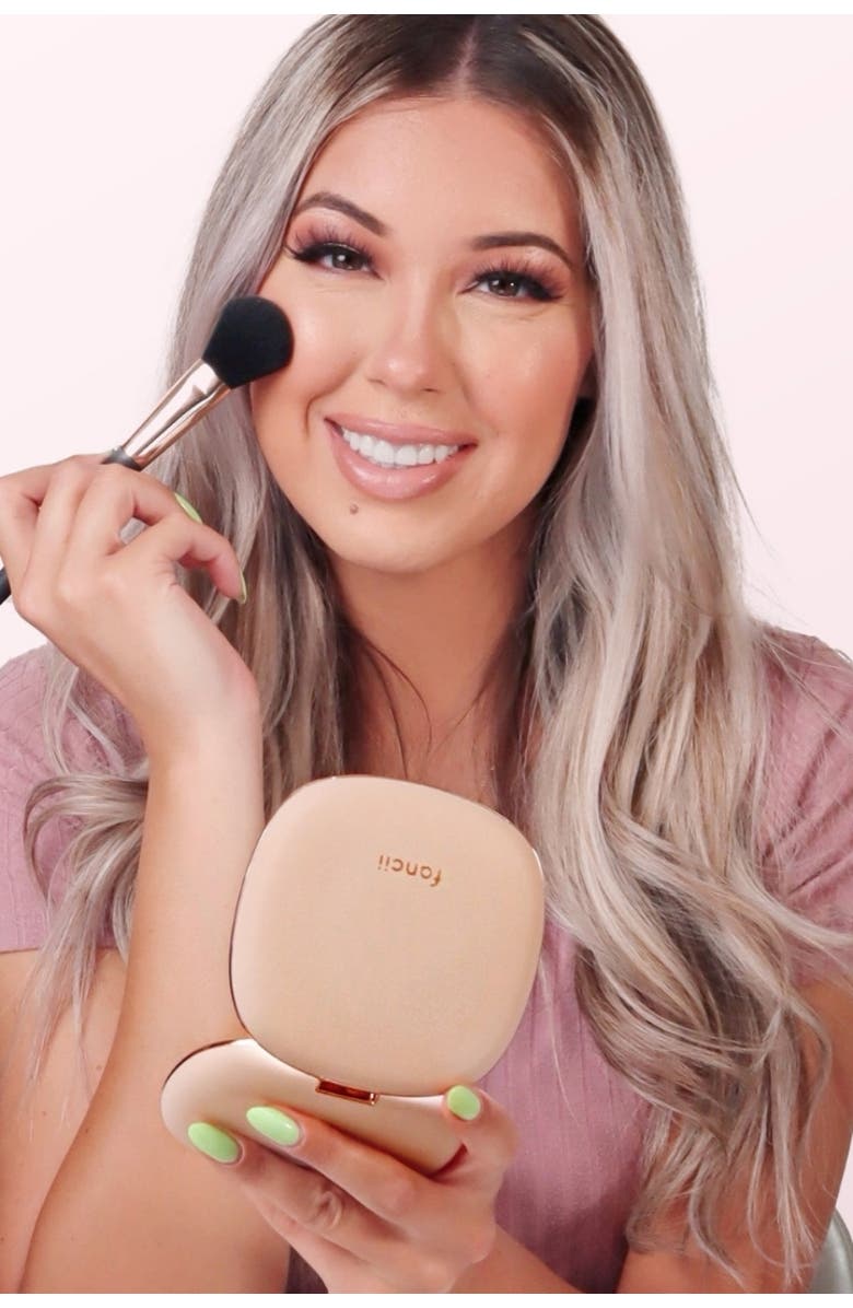 FANCII Mila 2 LED Compact Mirror, Alternate, color, Champagne Cream