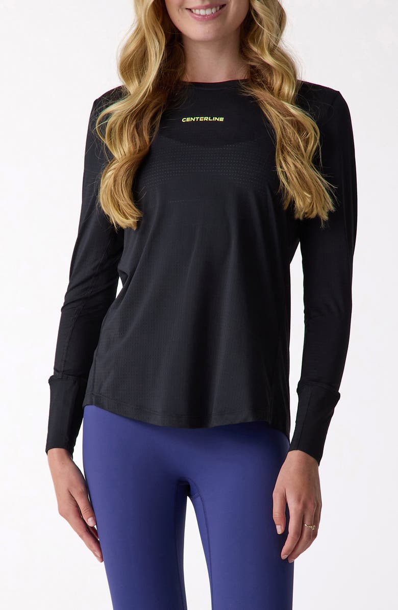 Centerline Athletics AirLite Women's Long Sleeve, Main, color, Black