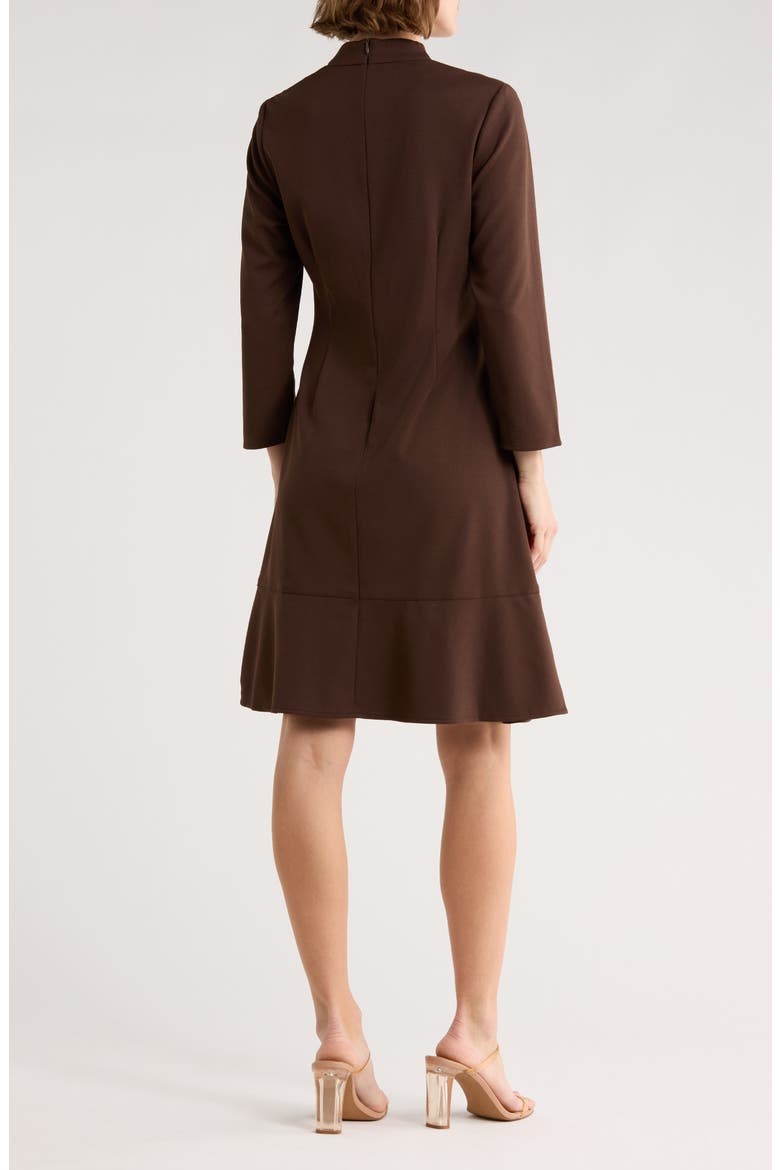 Deco Crepe Cocktail Dress, Alternate, color, REGATTA