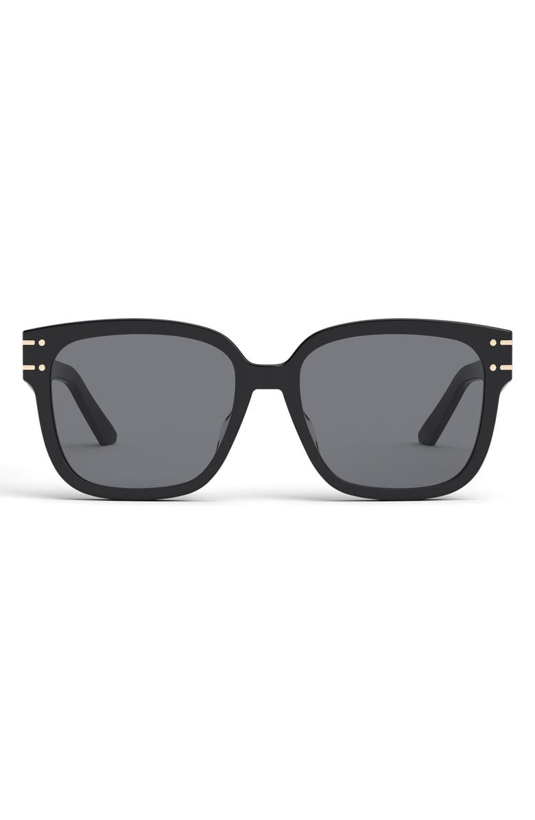 DIOR 'DiorSignature S7F 58mm Square Sunglasses, Main, color,