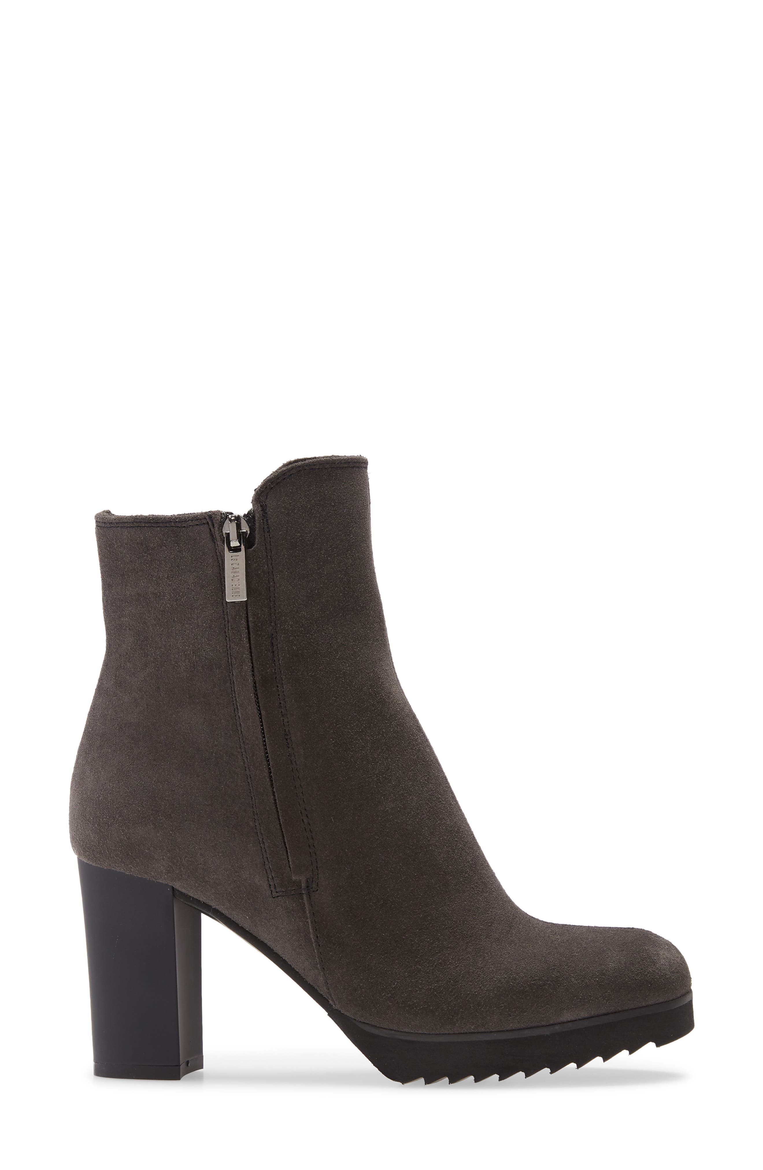 Mila Waterproof Bootie, Alternate, color, MOKA SUEDE