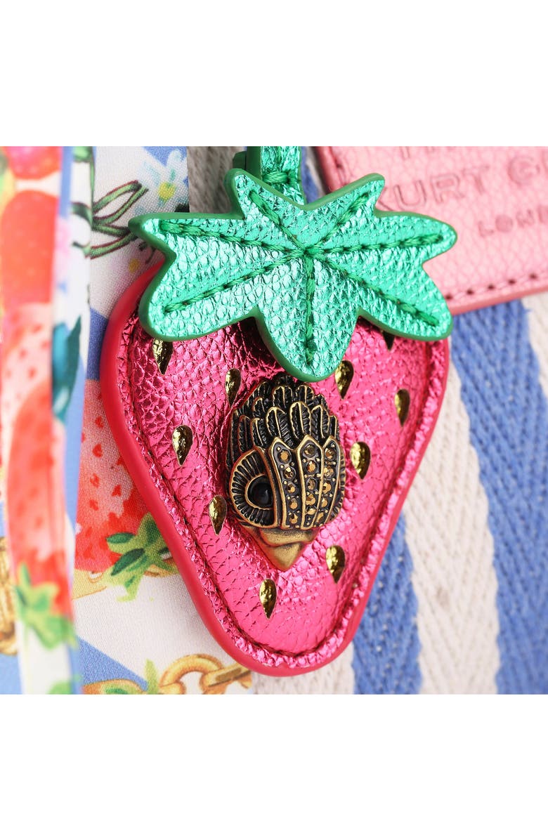 Kurt Geiger London Extra Small Southbank Stripe Shopper, Alternate, color, Open Blue