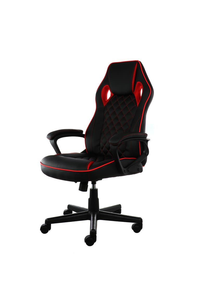 High Back Adjustable Office Chair, Main, color, Black