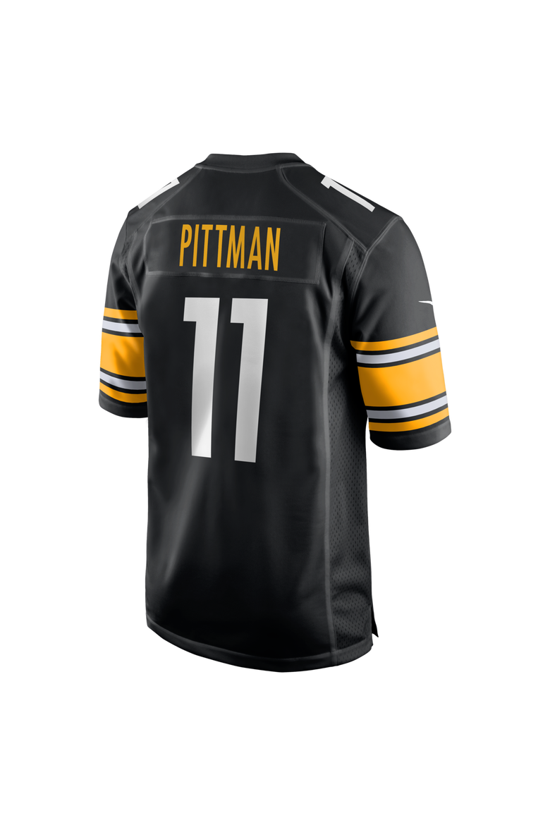 Men's Nike Michael Pittman Jr. Black Pittsburgh Steelers Game Jersey, Alternate, color, Black
