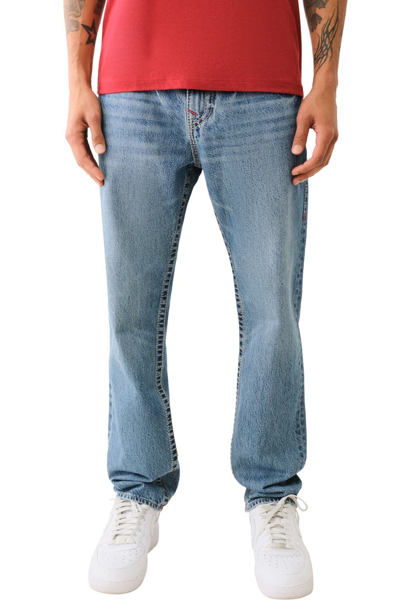 True Religion Geno Big T Slim Fit Jeans, Main, color, Street Vice Medium Wash