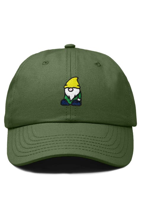 Gnome Embroidered Dad Hat