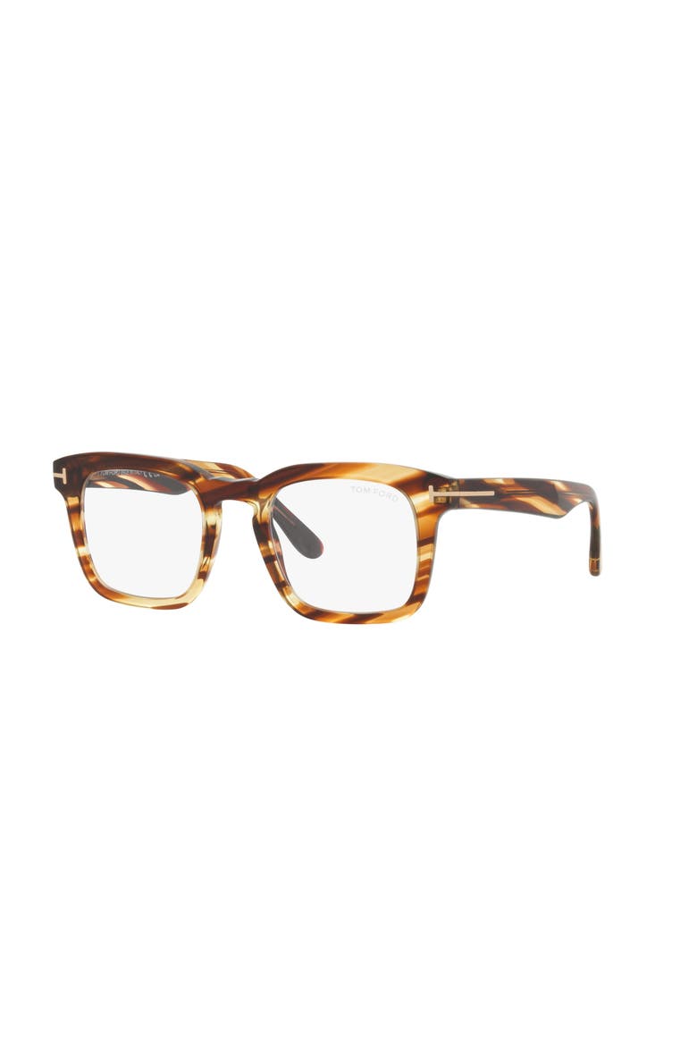 50mm Square optical glasses, Main, color, Tortoise
