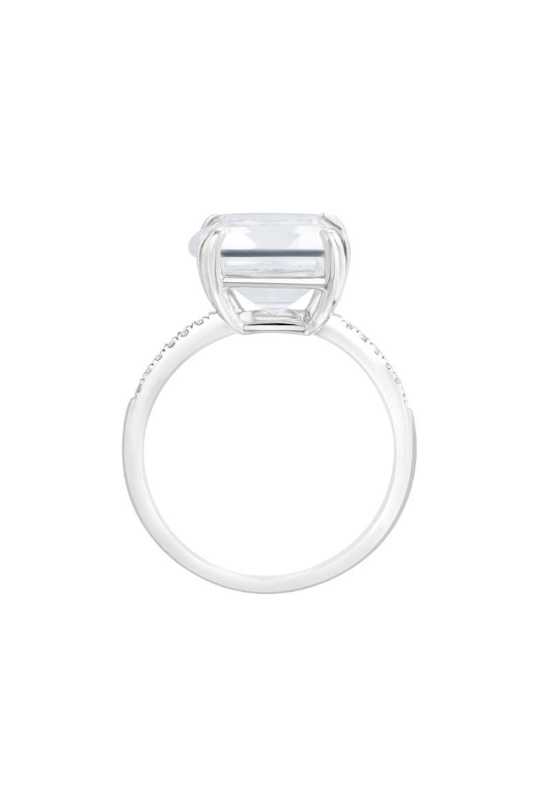 Diamond & White Topaz Ring, Alternate, color, WHITE