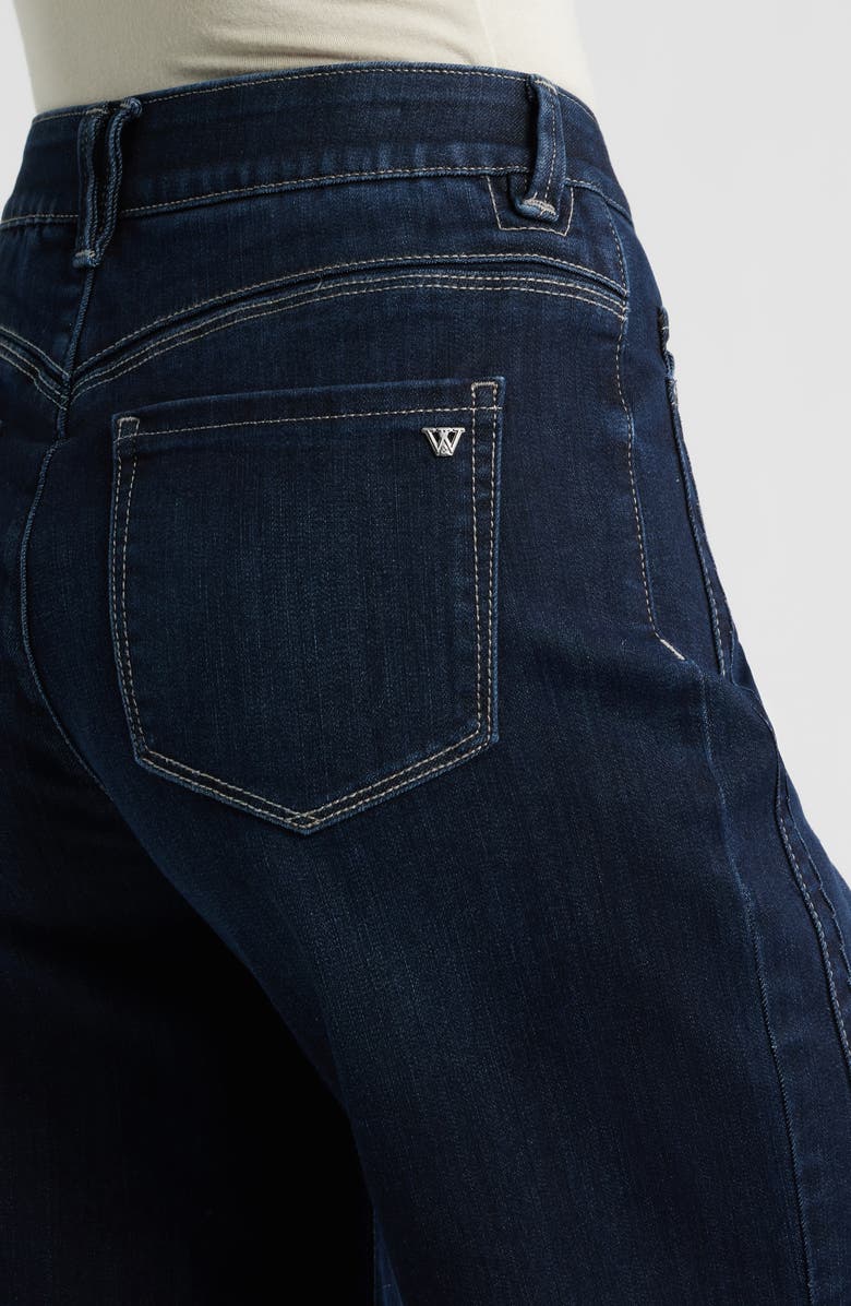 Wit & Wisdom Gracie Skyrise Double Side Seam Wide Leg Jeans, Alternate, color, Indigo Artisanal