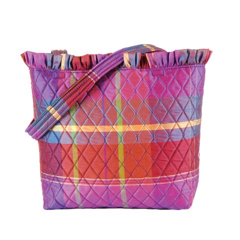 Loreal Silks Ruffle Tote