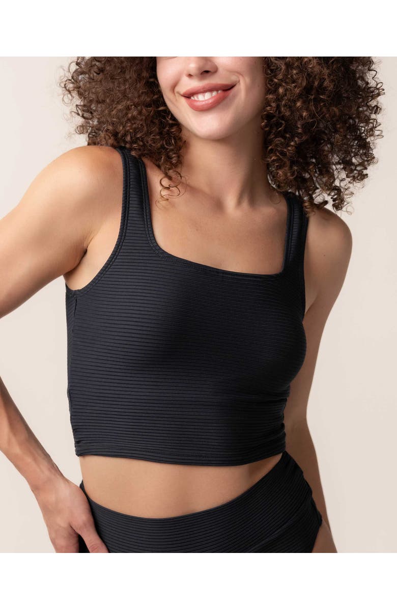 Nani Flat Rib Core Midkini, Main, color, Black