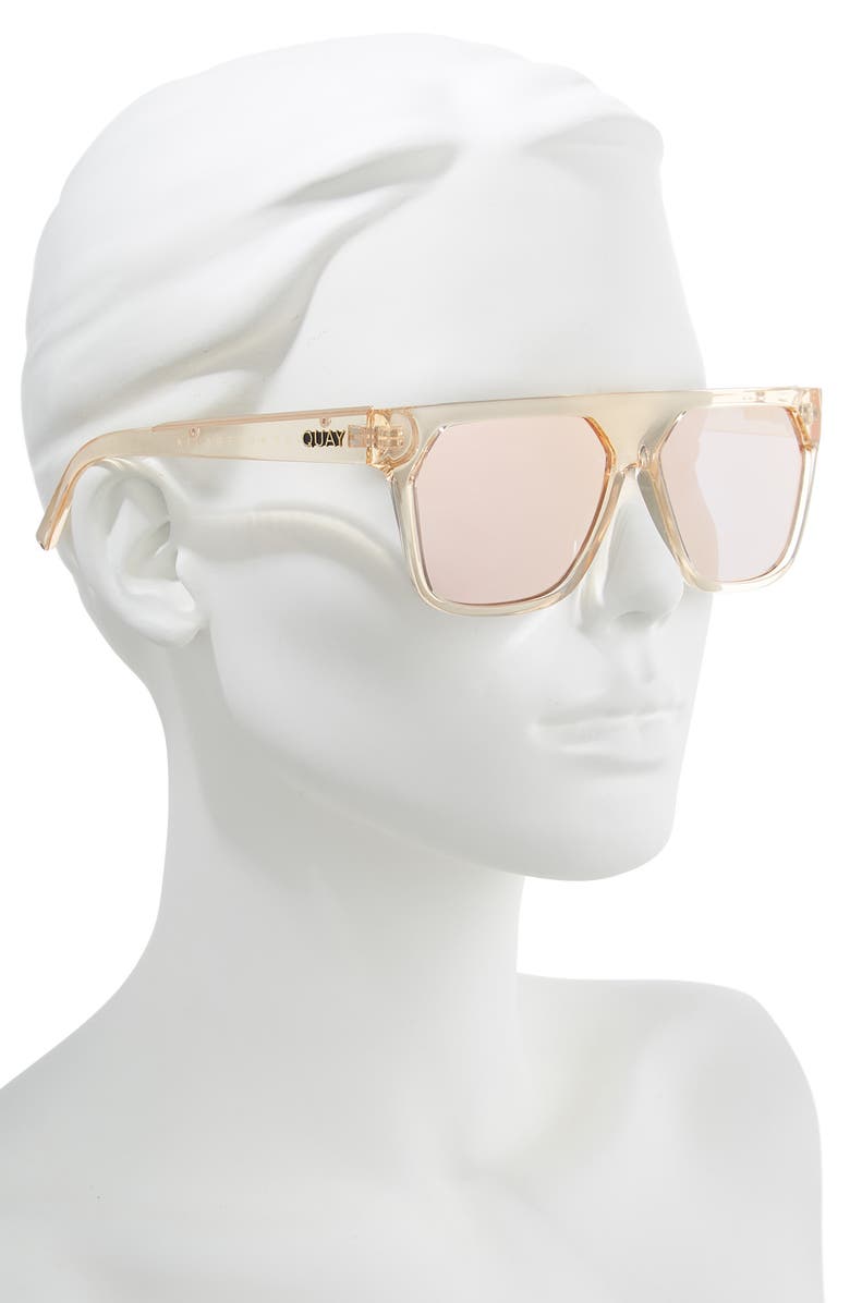 QUAY Australia x Jaclyn Hill Very Busy 58mm Shield Sunglasses, Alternate, color,