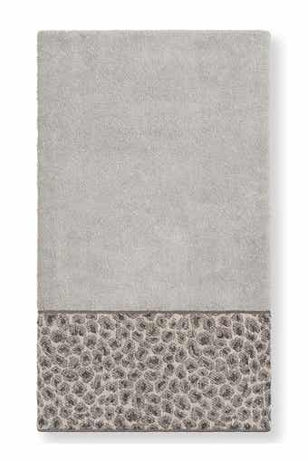 Linum Home Textiles Spots 3-Piece Embellished Towel - Light Grey