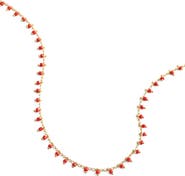 Madewell Enamel Chain Choker Necklace.