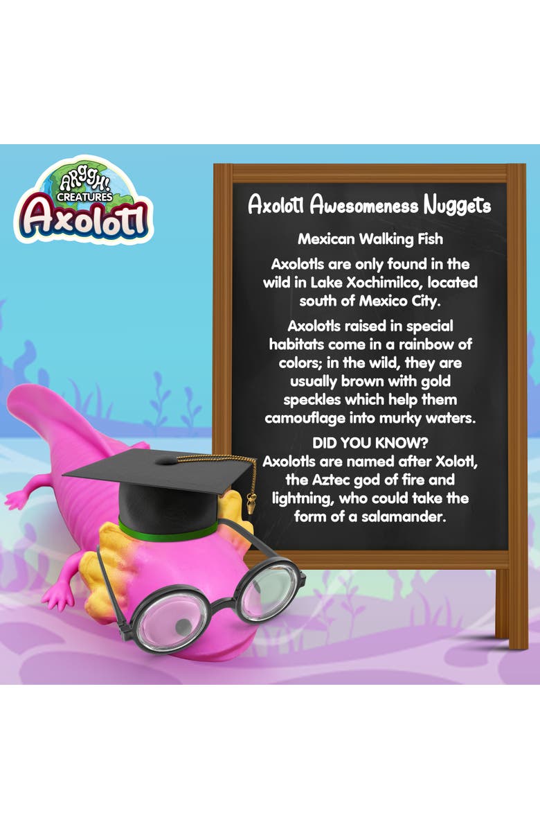 Power Your Fun Arggh! Creatures Axolotl Pink, Alternate, color, Pink