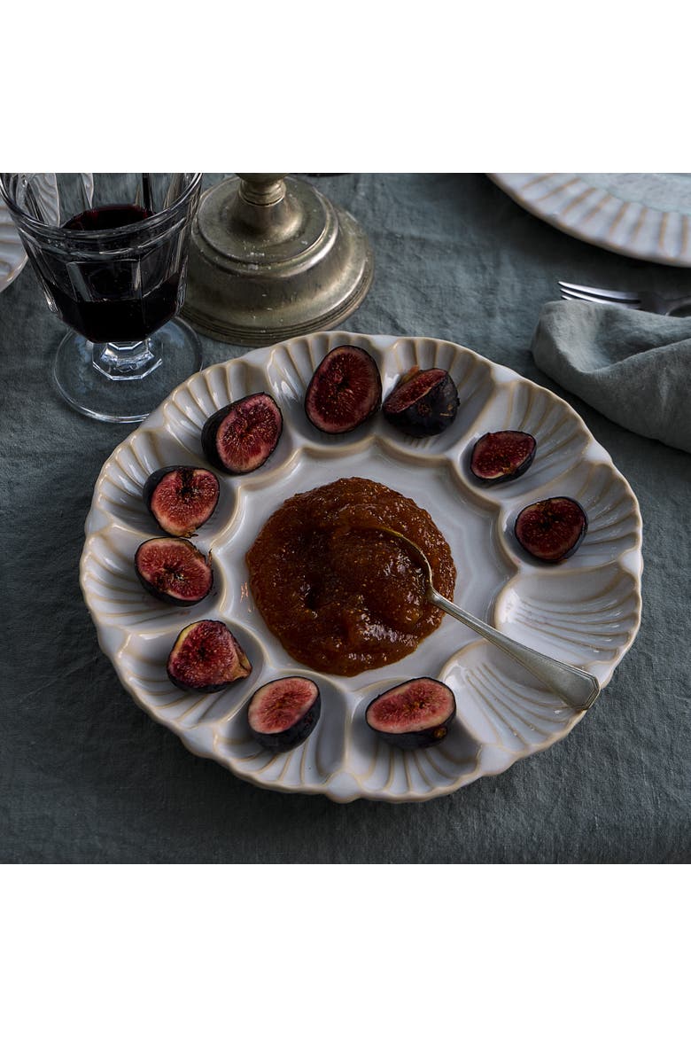 Cristal Aperitif dish, Alternate, color, White