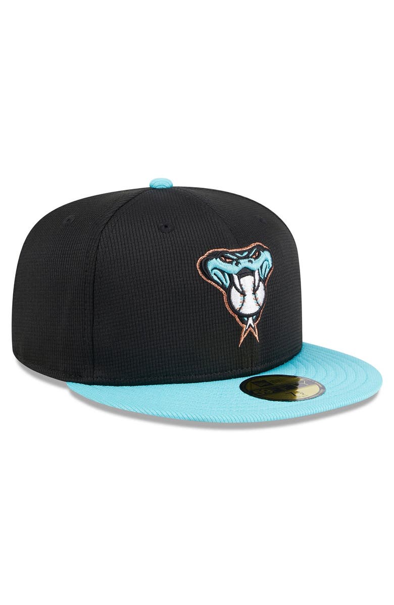 New Era Men's New Era Black Arizona Diamondbacks 2024 Batting Practice 59FIFTY Fitted Hat, Alternate, color,
