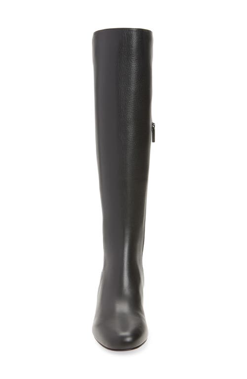 Christian Louboutin Jane 55 Leather Knee-high Boots In Black