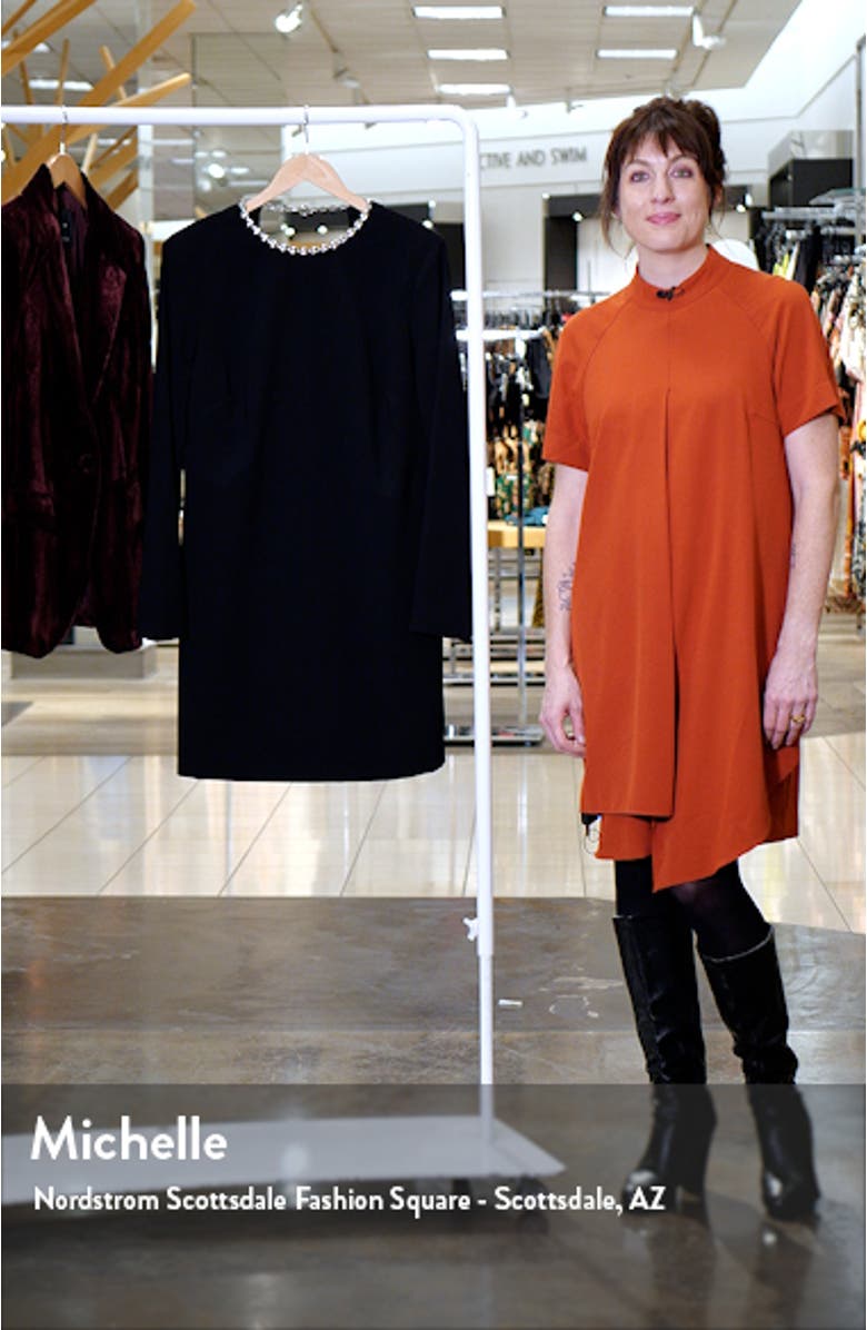 Open Back Long Sleeve Minidress, sales video thumbnail