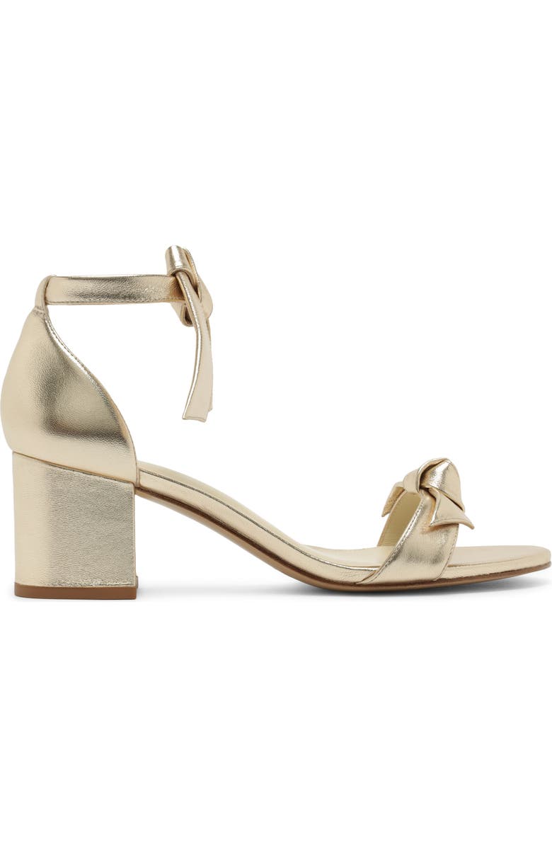 Alexandre Birman Clarita Block Heel Sandal, Alternate, color, Golden