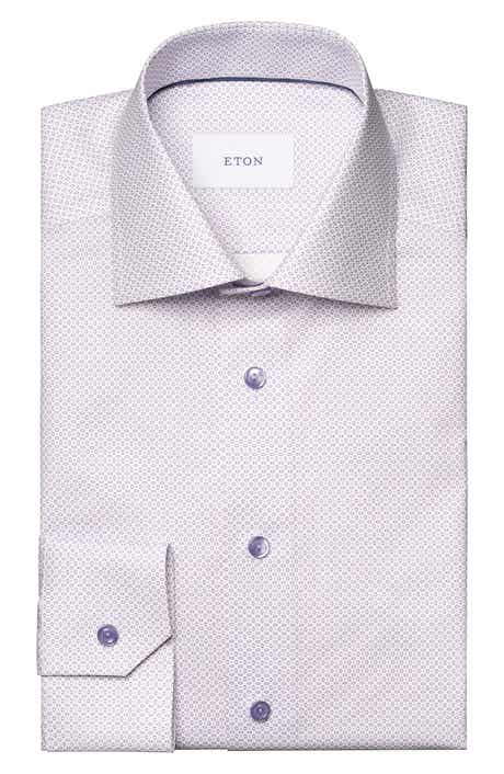 Contemporary Fit Geometric Print Dress Shirt