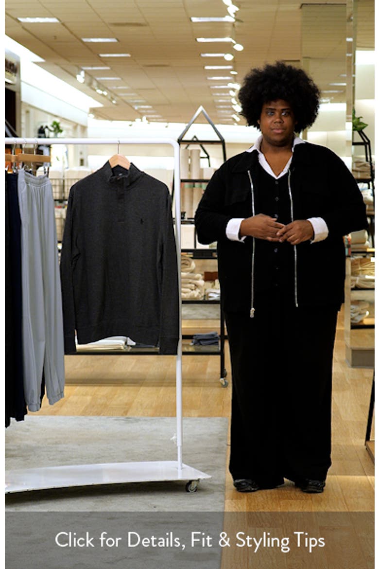 Luxury Cotton Blend Quarter Zip Pullover video