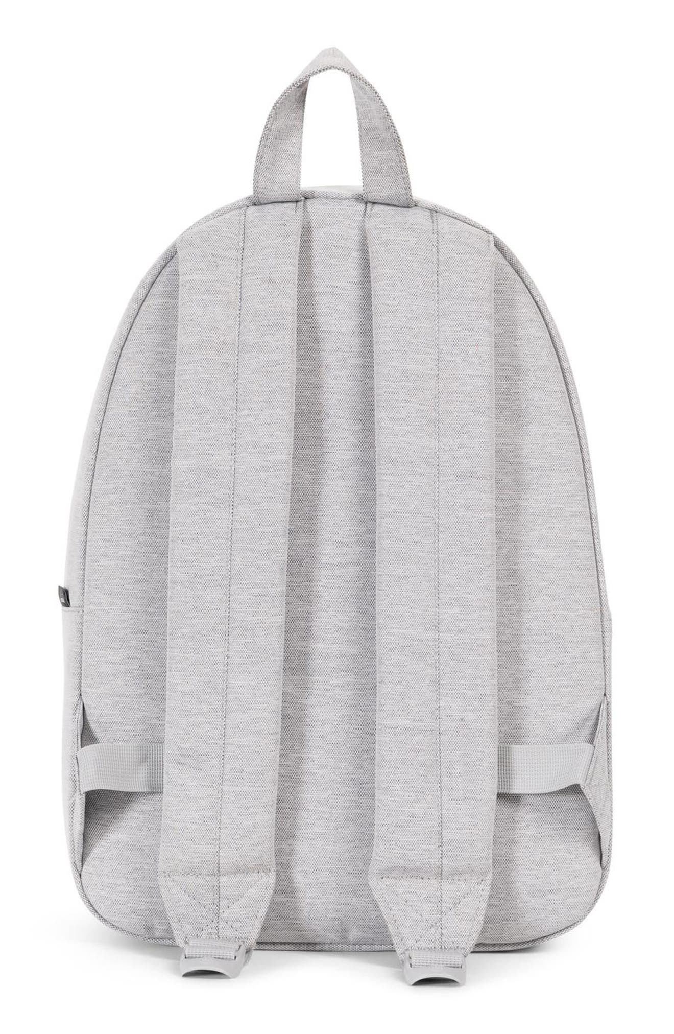 Classic Mid Volume Backpack, Alternate, color, LIGHT GREY CROSSHATCH
