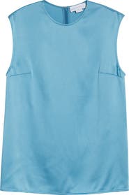 Stella McCartney Sleeveless Crepe Back Satin Top