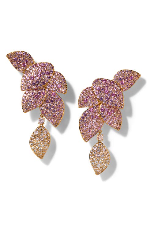 Starlet Leaf Linear Earrings