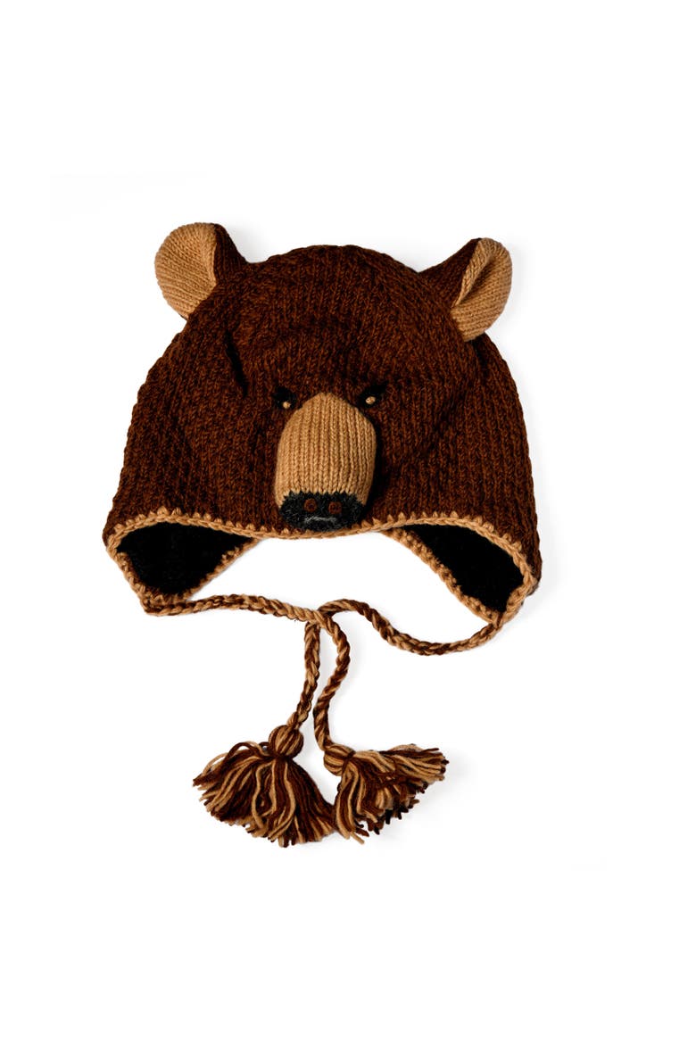 Grizzly Hat, Alternate, color, Brown
