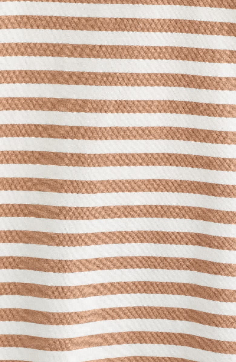 Good American The Overized Stripe T-Shirt, Alternate, color, Clean Stripe Hearth