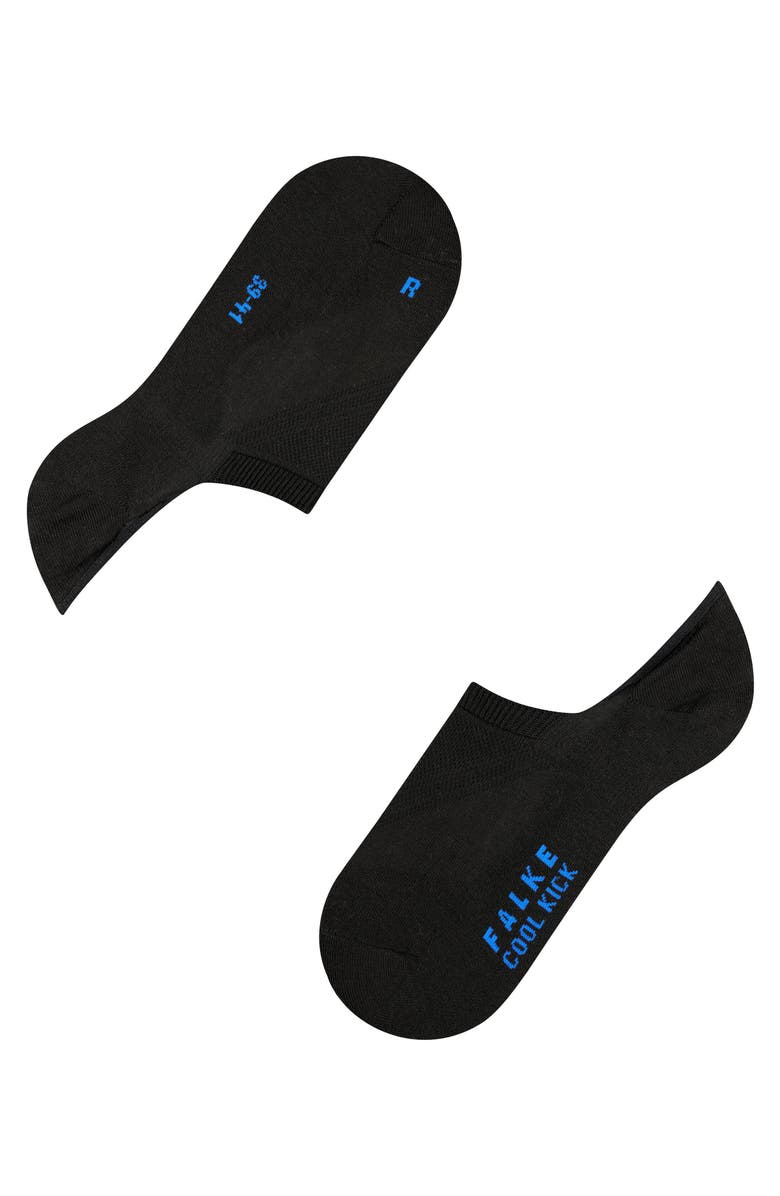 Falke Cool Kick No Show Socks, Alternate, color, Black