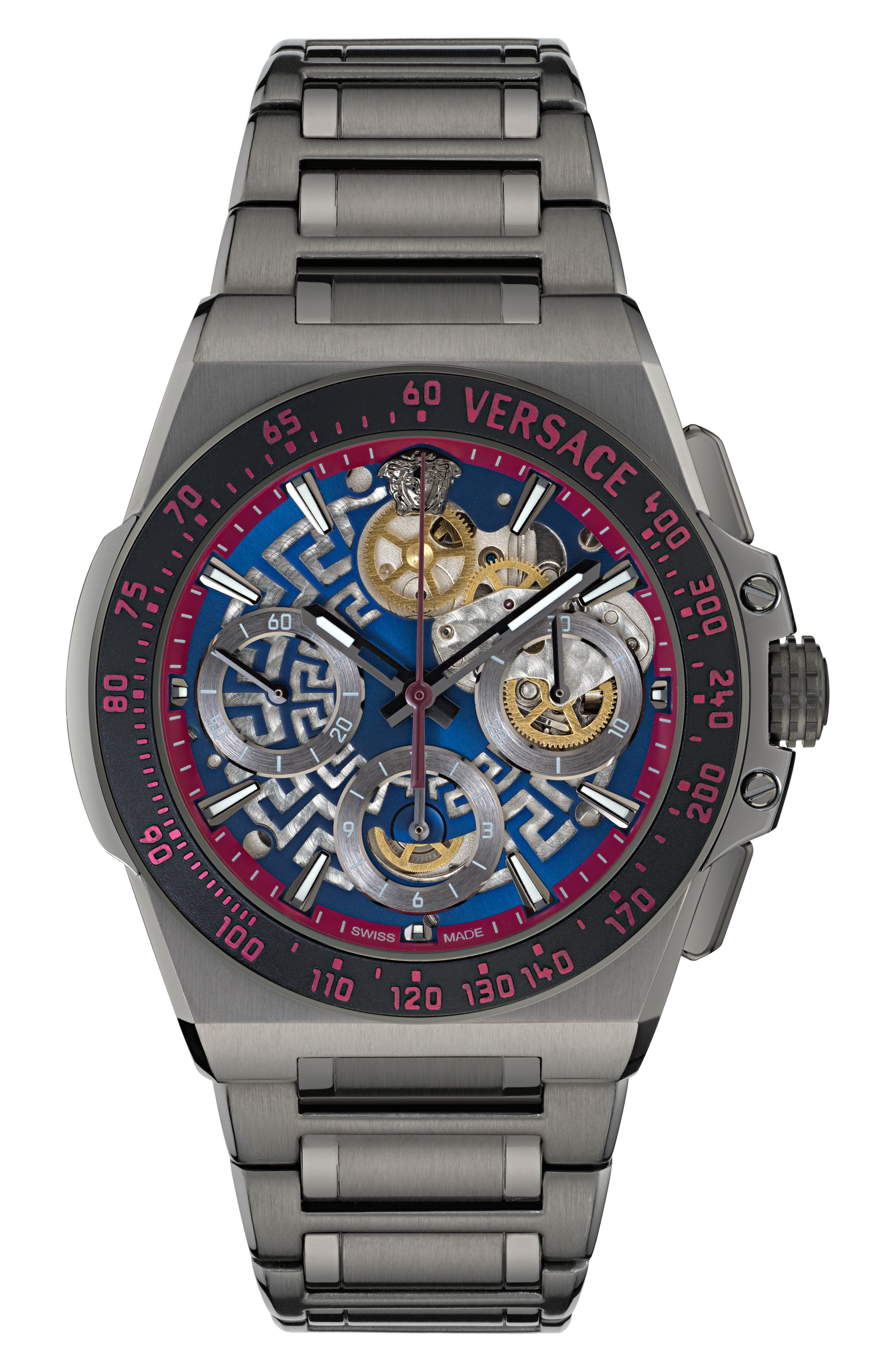 selected BLUE/ IP GUNMETAL