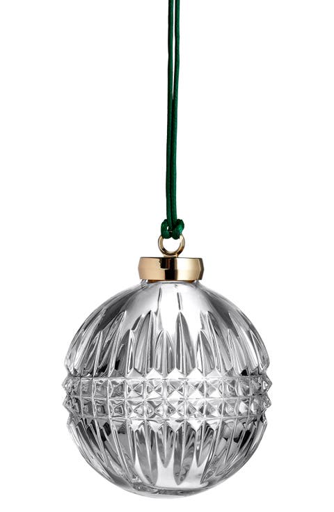 Lismore Diamond Bauble Crystal Ornament
