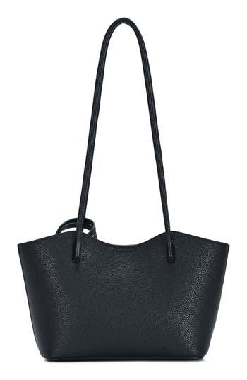 Antik Kraft Shoulder Bag With Removable Pouch In Black