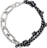PLAN C Rope & Chain Necklace