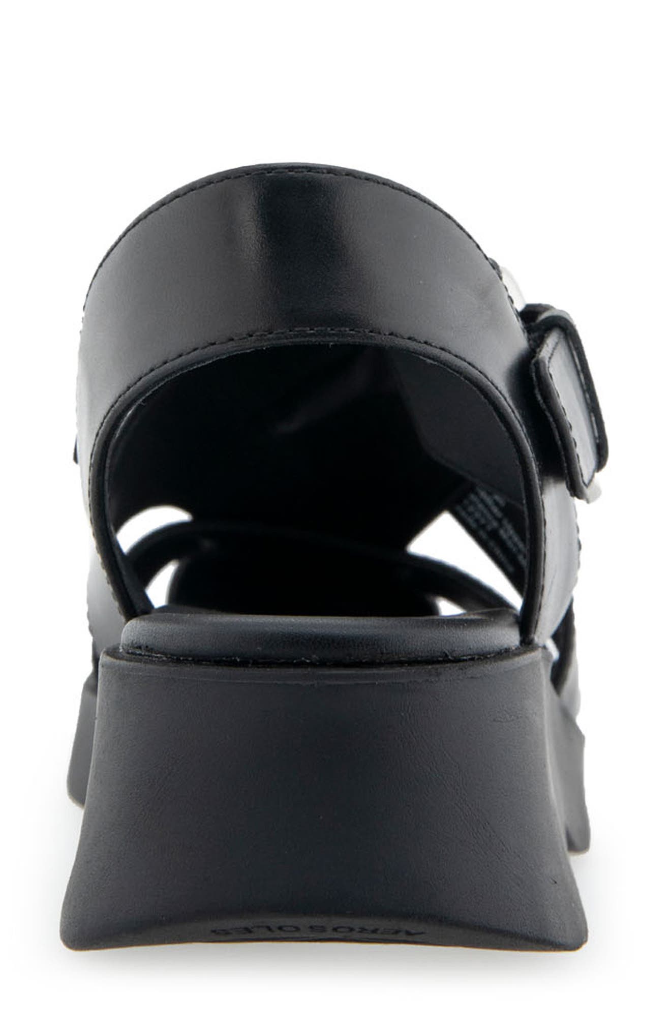 Aerosoles Fabian Sandal, Alternate, color, Black Leather