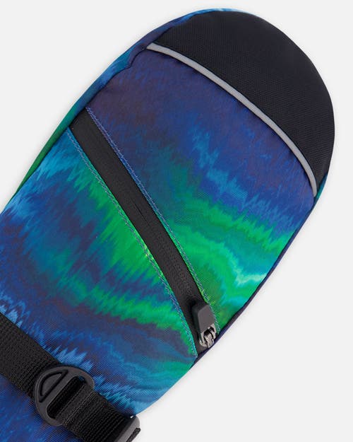 Deux Par Deux Boy Winter Mittens Teknik In Multi