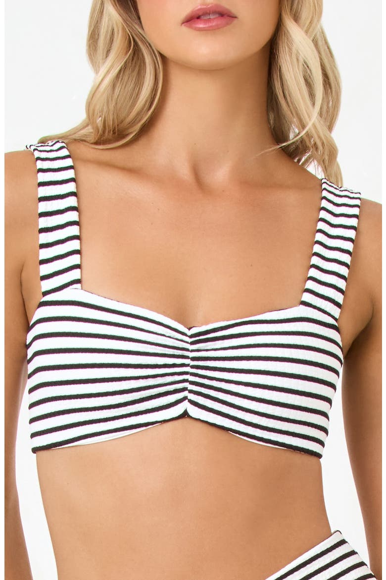 Marlee Shirred Bikini Top, Main, color, SAIL ALONG STRIPE