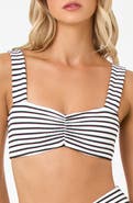 LSPACE Marlee Shirred Bikini Top