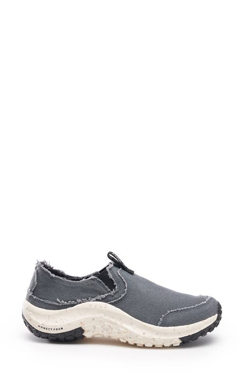 Holo Footwear Athena Moc Slip-on Shoe In Charcoal