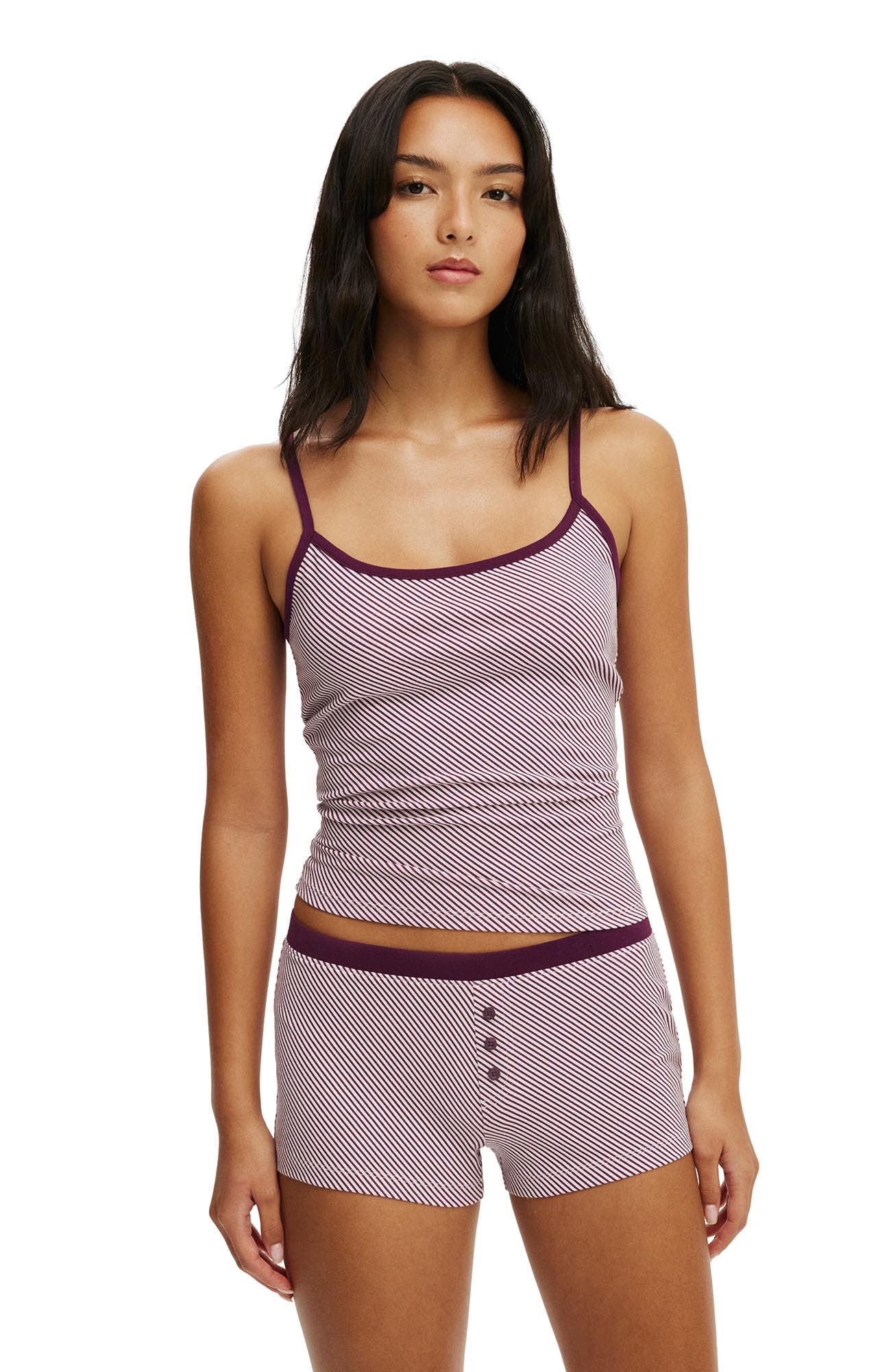Maggie Stripe Pink Kiss