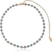 Ettika Cubic Zirconia Bezel Necklace