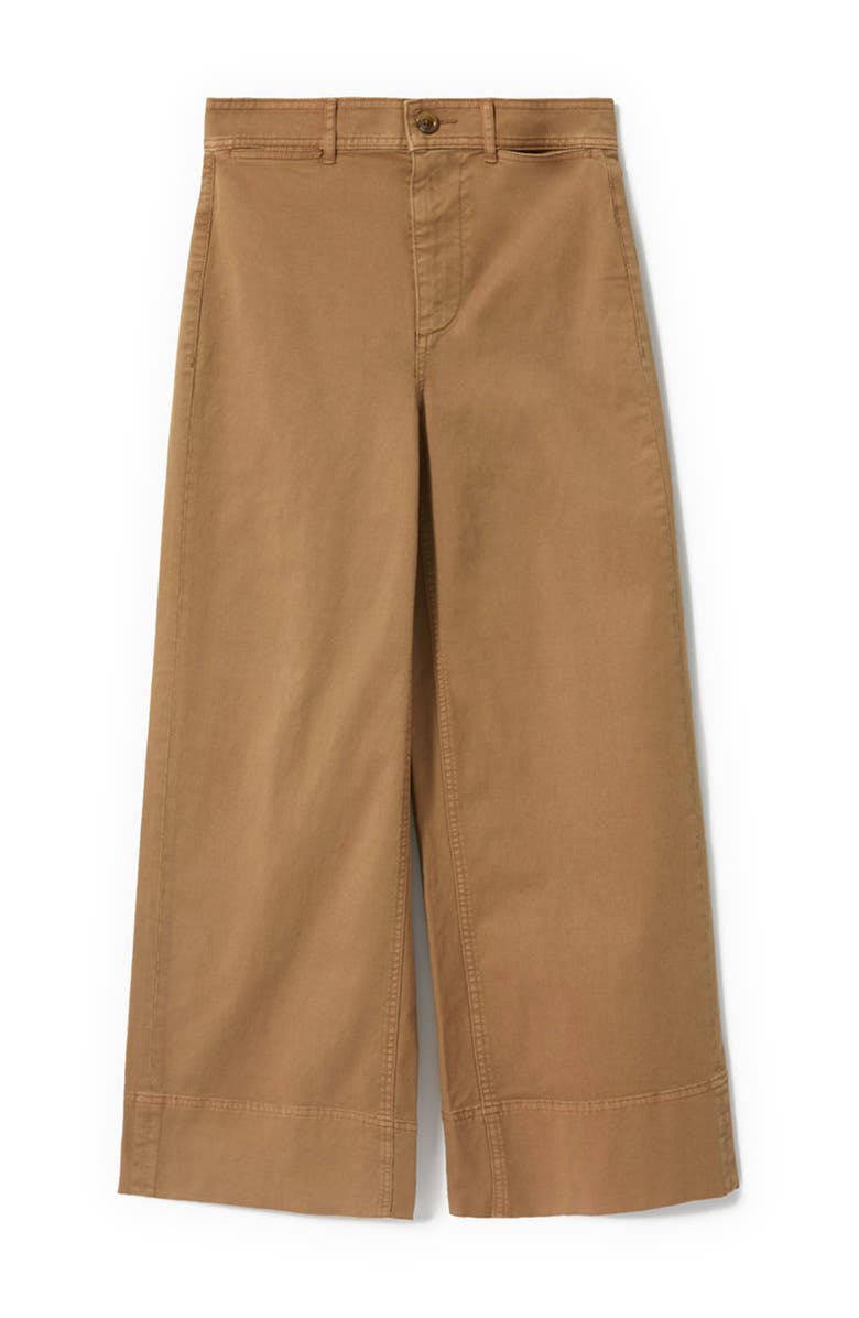 Everlane The Lightweight Wide Leg Crop Chino Pants, Alternate, color,