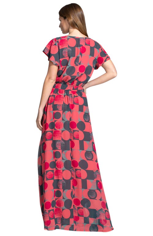 Hotsquash London Clothing Chiffon Wrap Top Maxi Dress