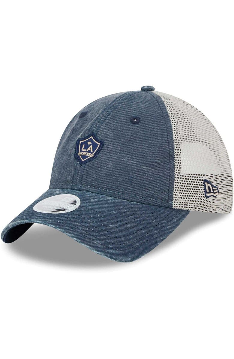 New Era Women's New Era Navy LA Galaxy Micro 9TWENTY Adjustable Hat, Main, color,