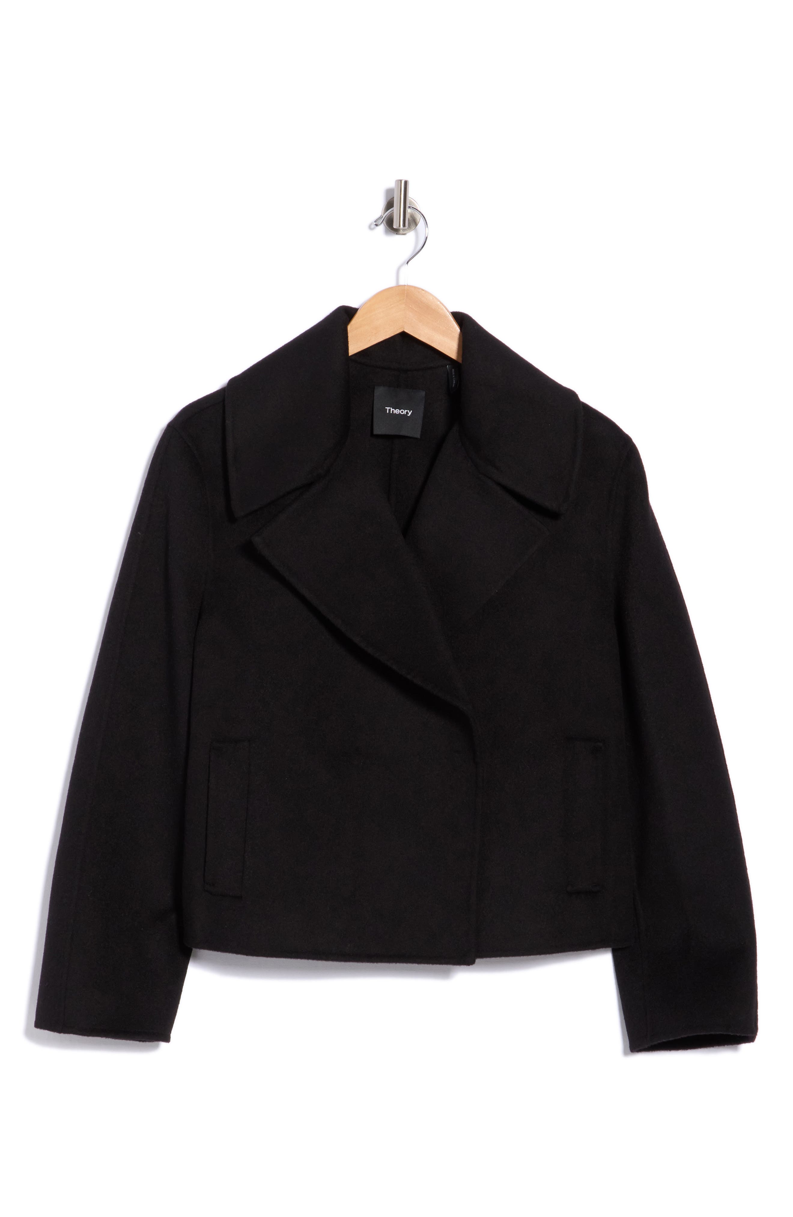 Winsome Cropped Double Face Coat