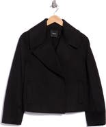 Theory Winsome Cropped Double Face Coat